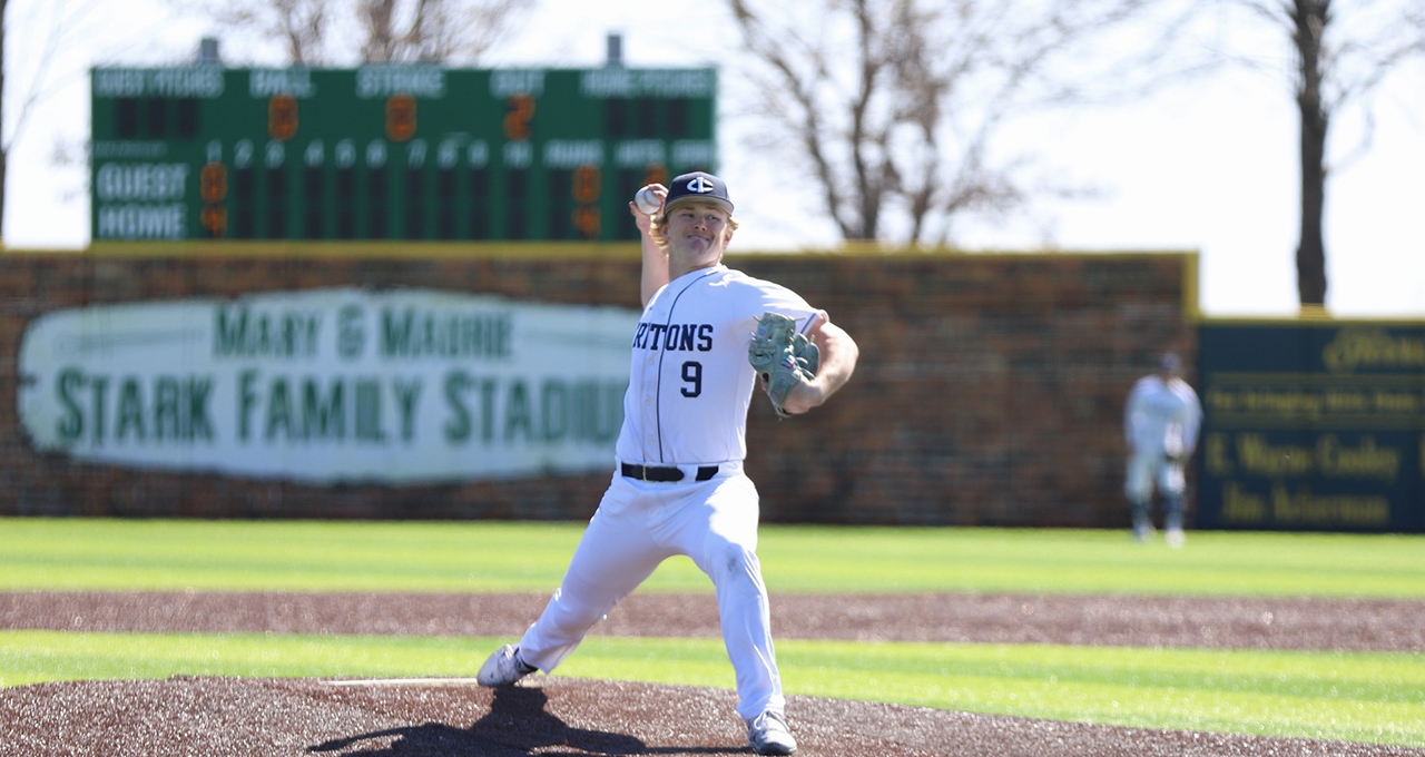 Jake Busson had the win for the Tritons on the mound 