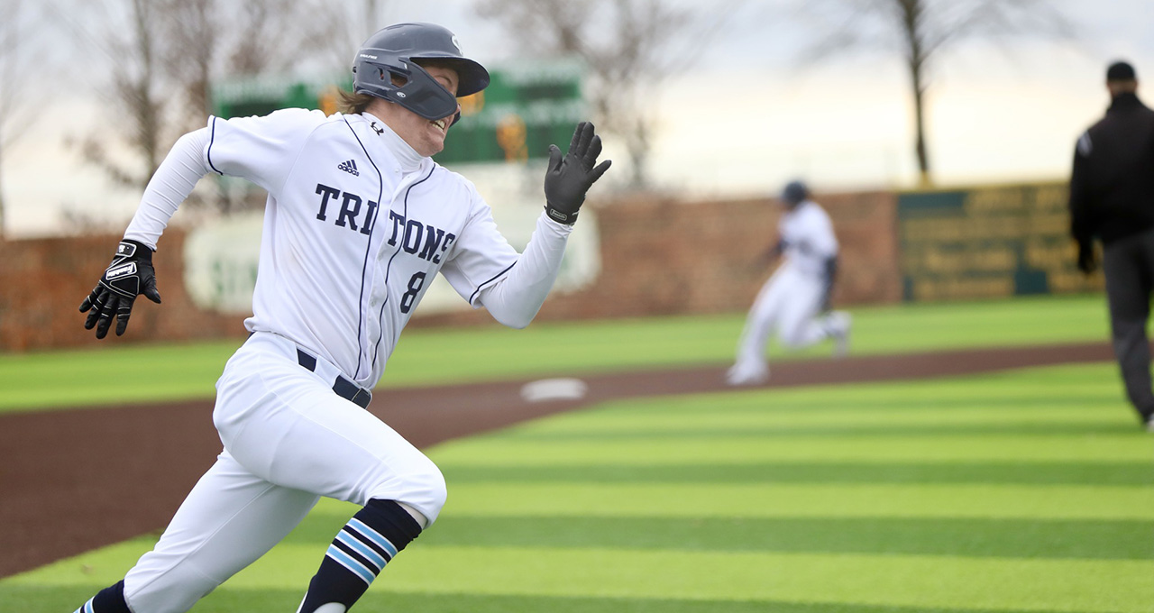 Peter Johnson had a home run for the Tritons in a 16-4 win with Iowa Lakes Tuesday. 