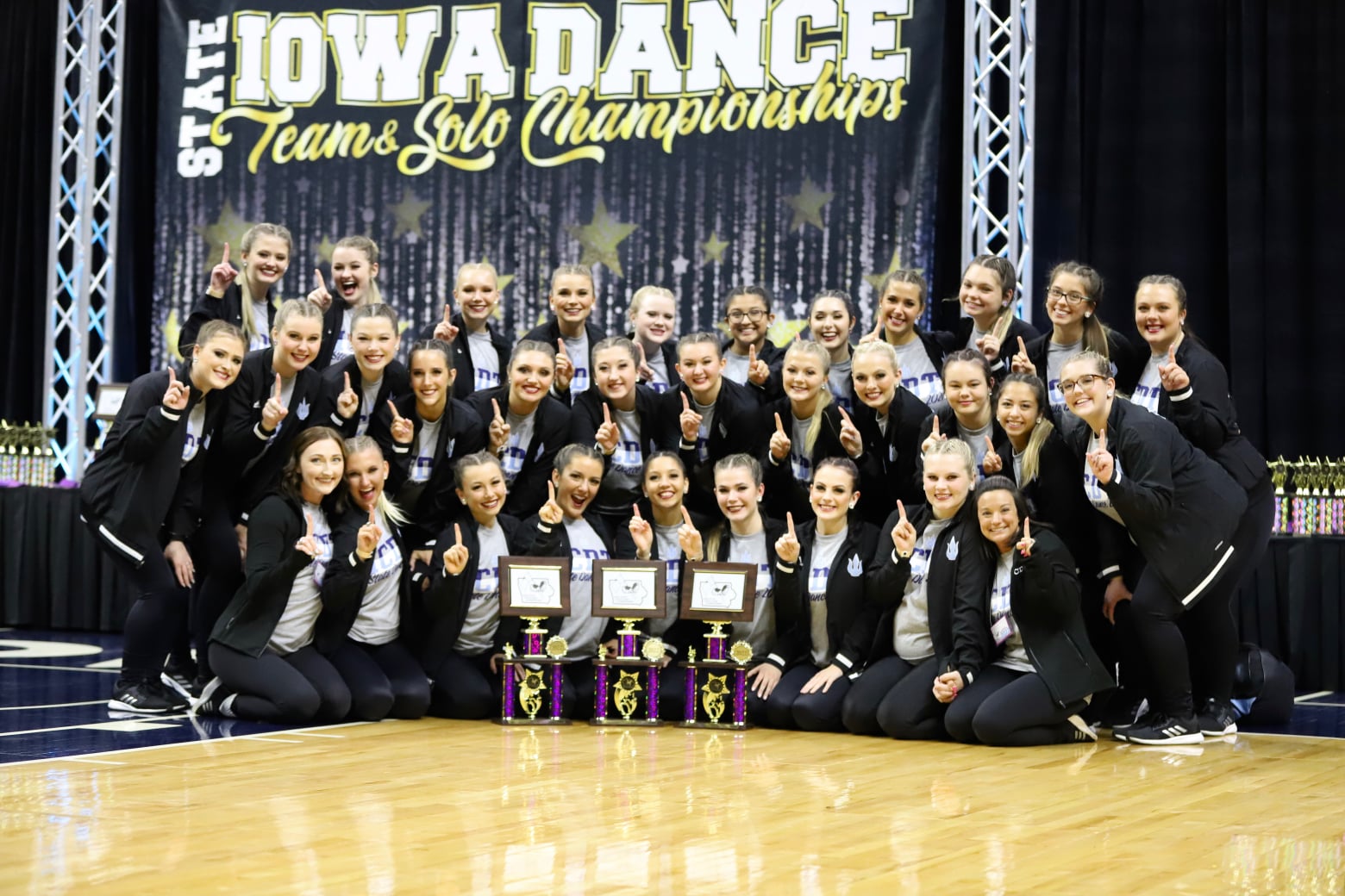Iowa Central Dance three-peats at state