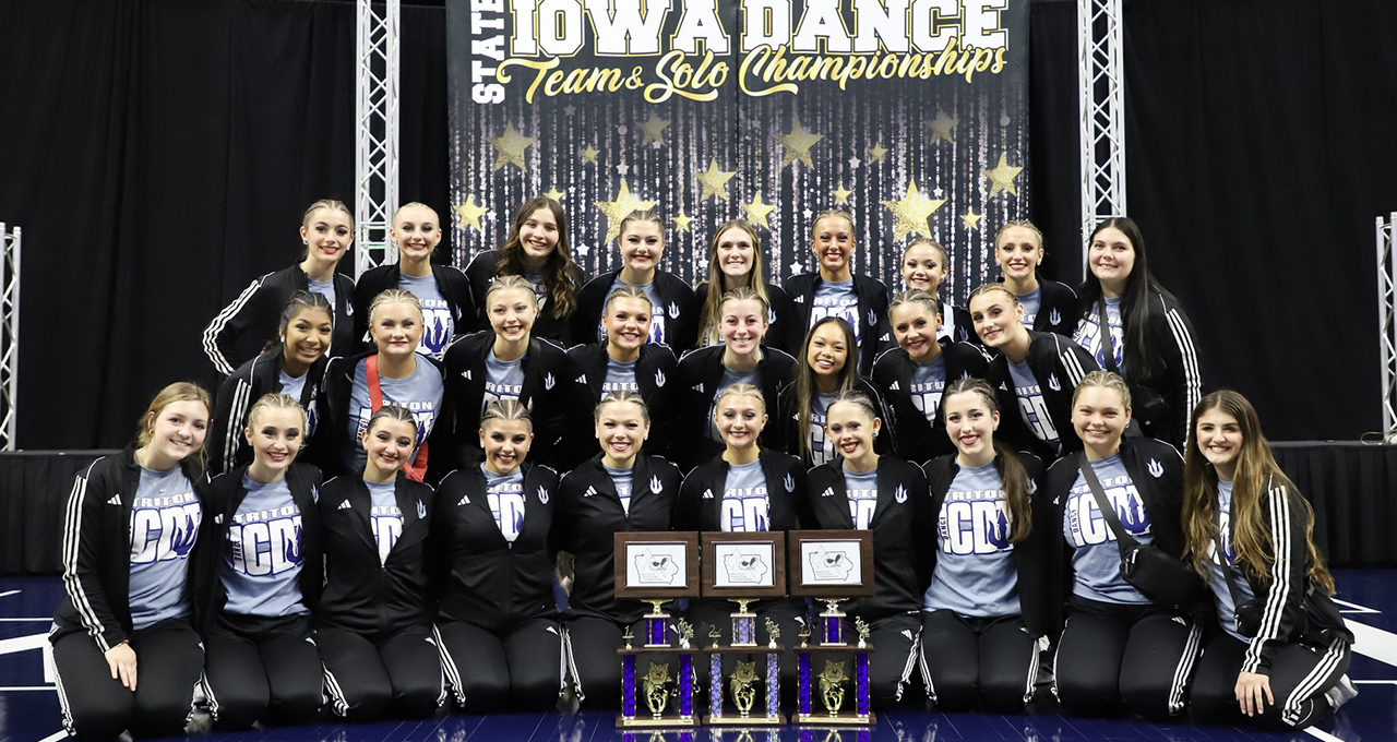 Iowa Central Dance Team captured its 11th consecutive state championship in pom and fifth consecutive in hip-hop while taking home second place in jazz. 