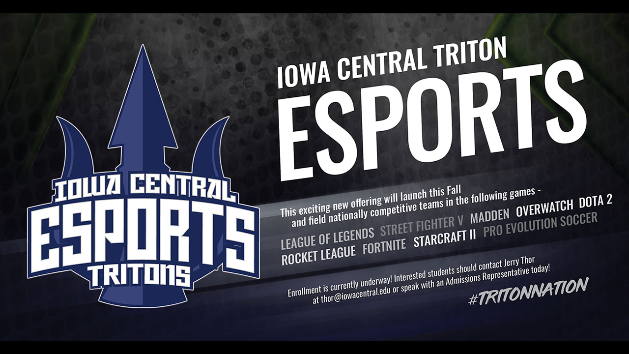 Iowa Central announces eSports Program
