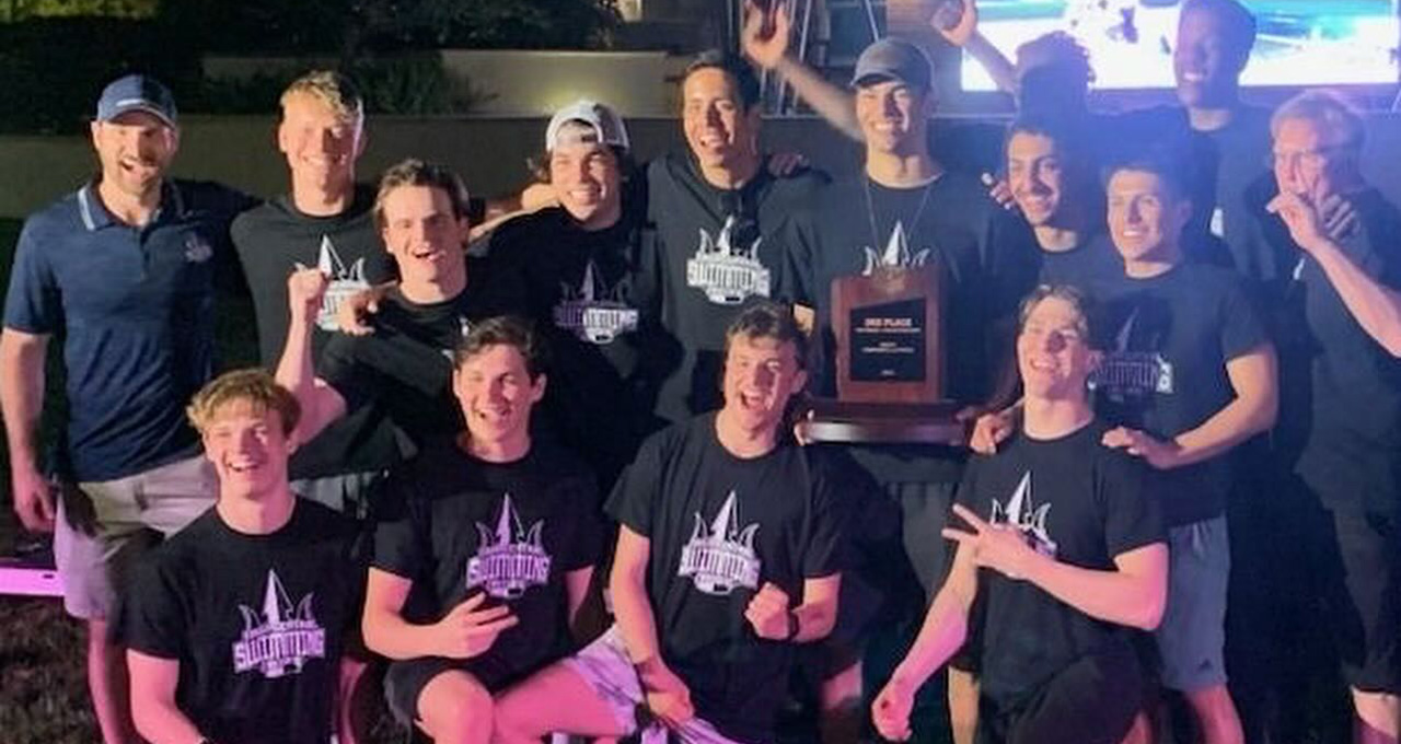 Men's Swim Team finished third in the nation in 2024.