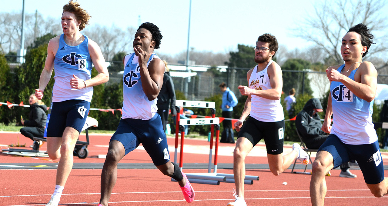 Mens track and field competed at the USD Earlybirds 