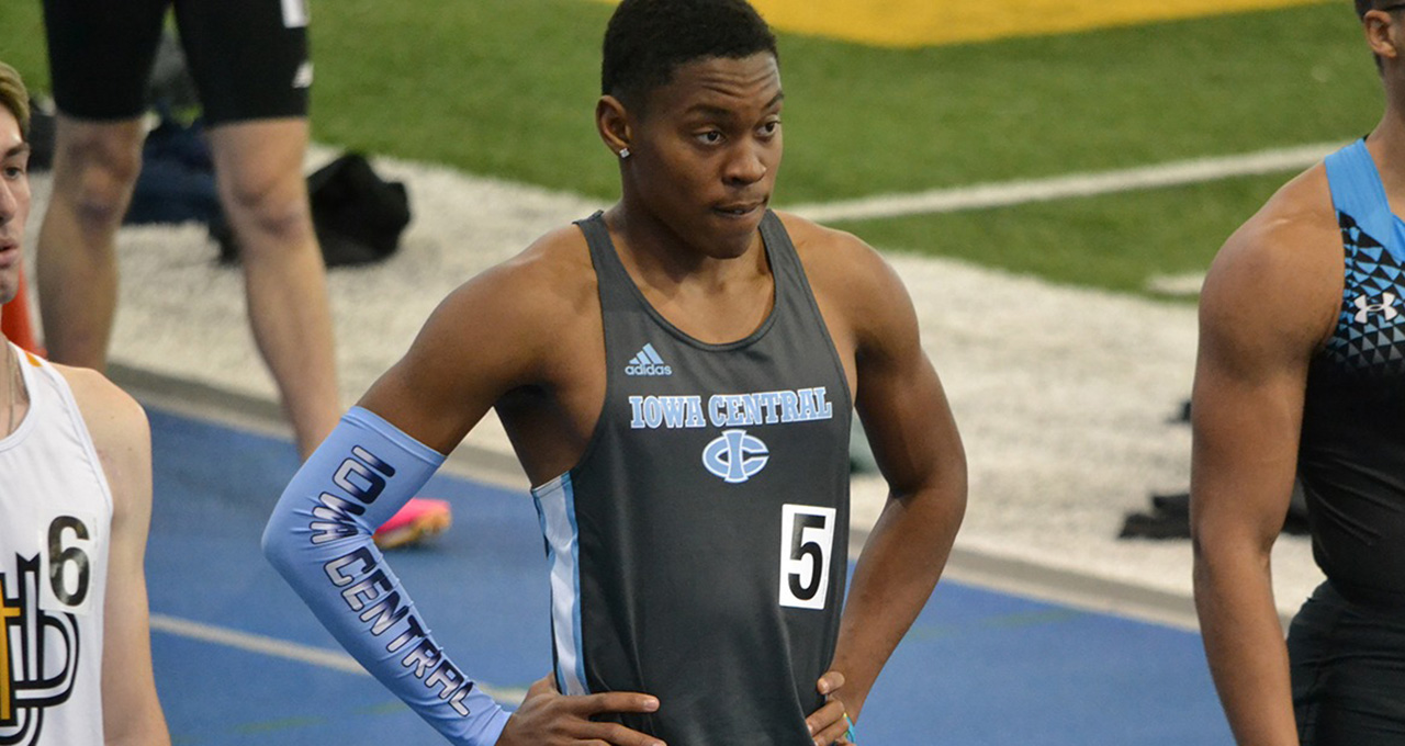 Zion Campbell was the 60 meter regional champion and is this weeks USTFCCCA National Athlete of the Week.