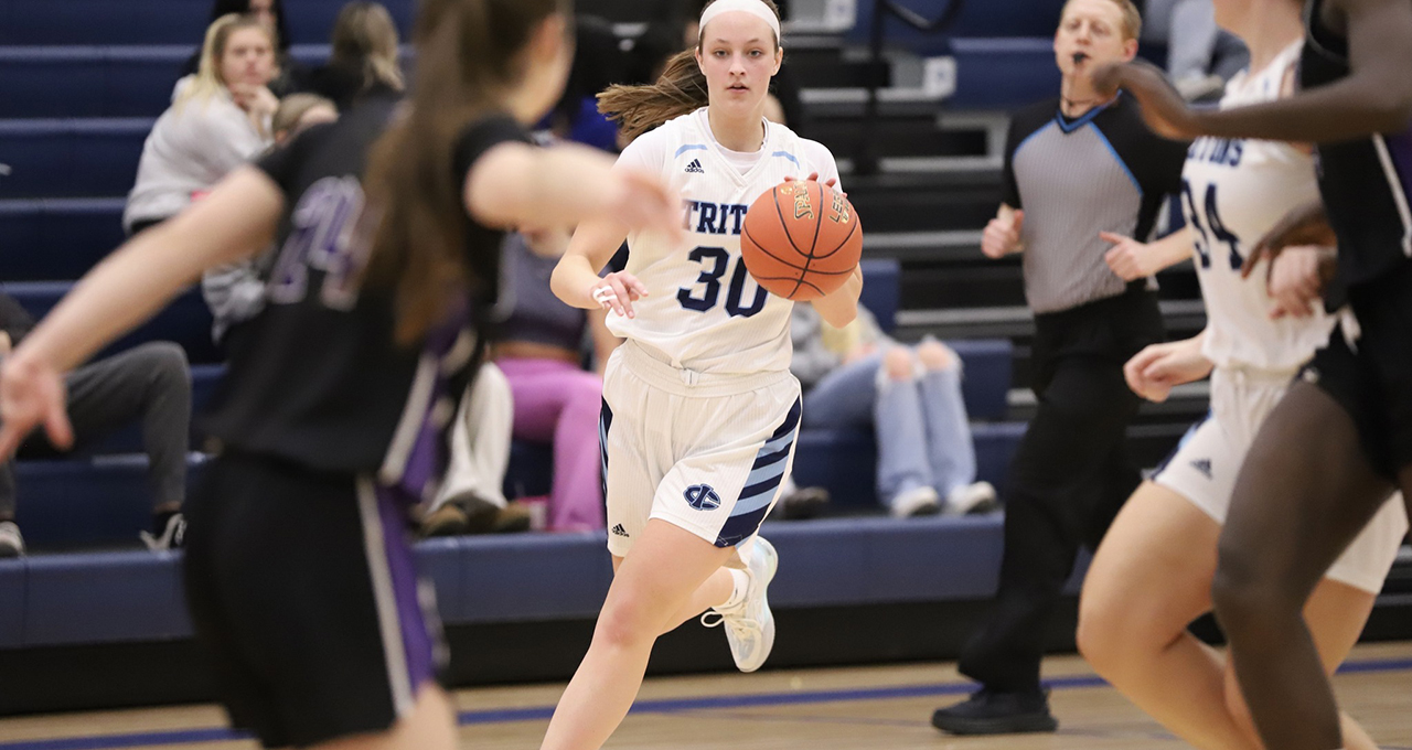 Emily Thiess was the leading scored for the Tritons vs. ellsworth 
