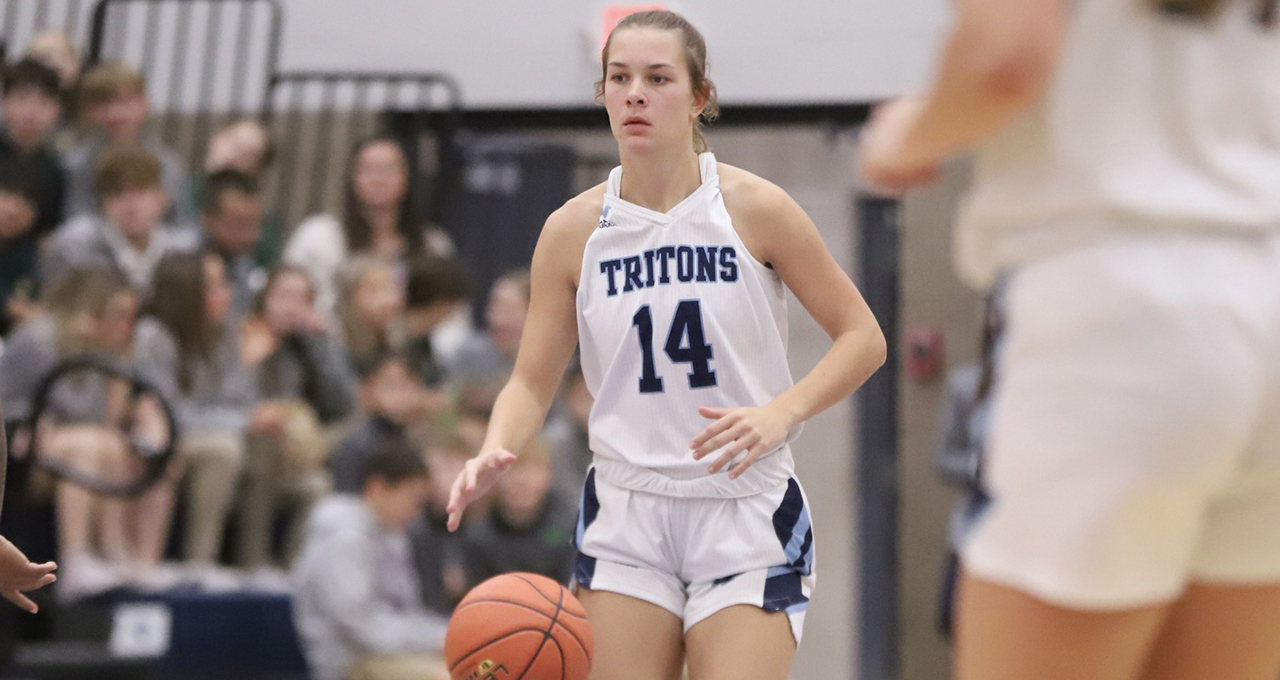 Laney Pilcher led the Tritons with 25 points in a win over Northeast 