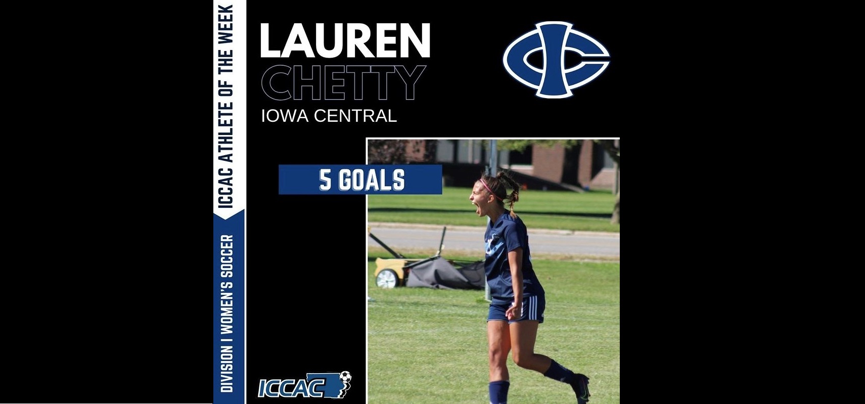 Lauren Chetty named ICCAC Athlete of the Week