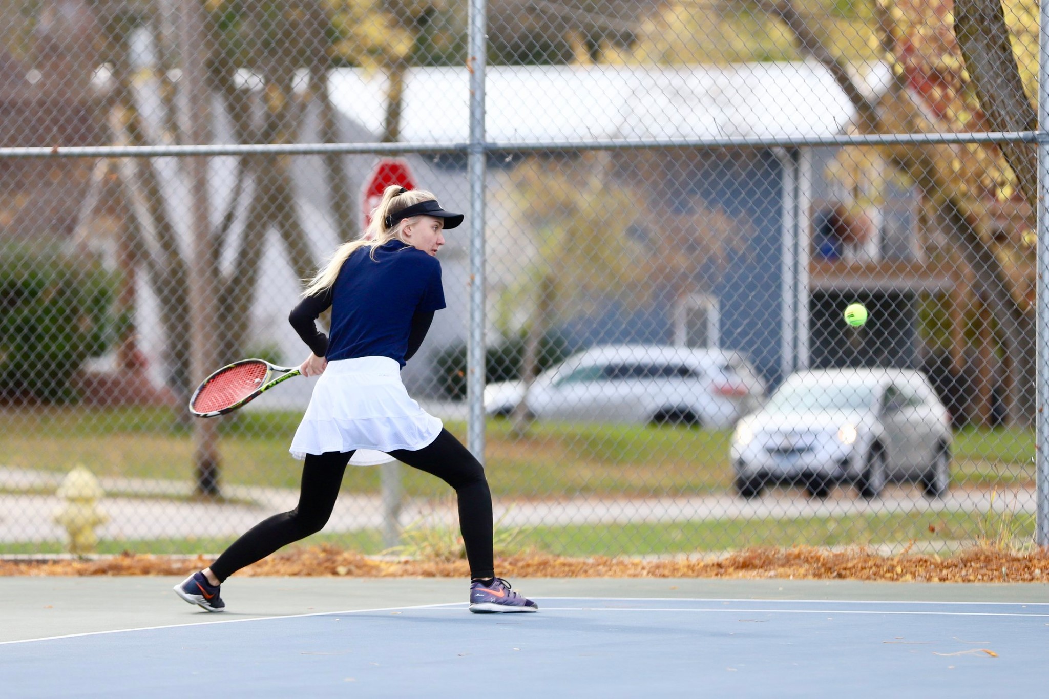 Beladova finishes fall with two wins