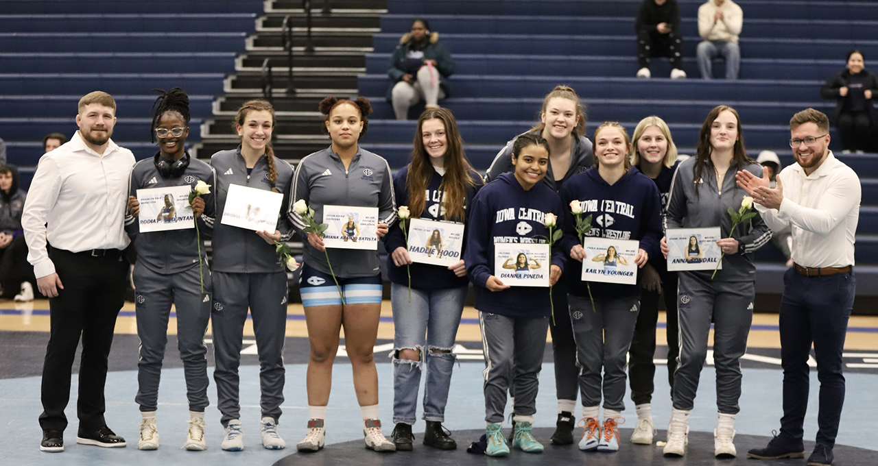 Nine Sophomores were recognized at Thursday's match with Ellsworth 