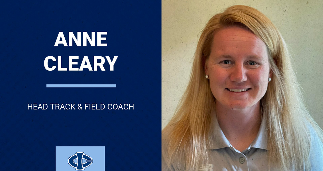 Anne Cleary was recently hired as Iowa Central's Head Track and Field Coach.